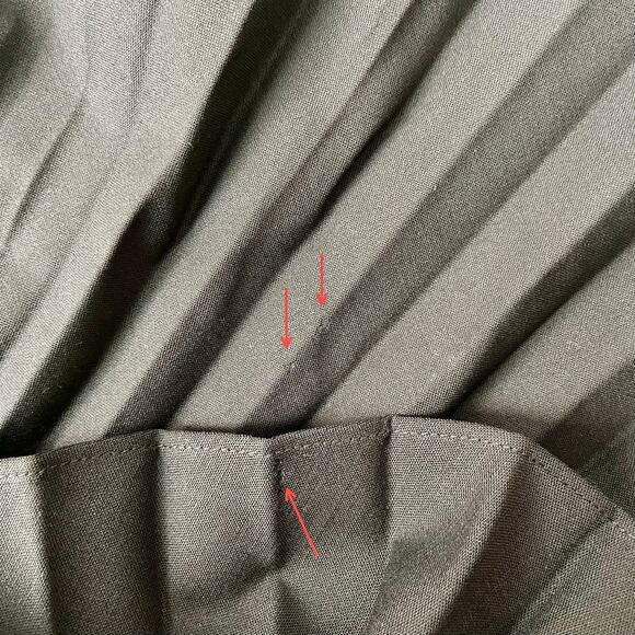 Theory Pleated Black Wool Skirt Size 2 - Picture 6 of 8